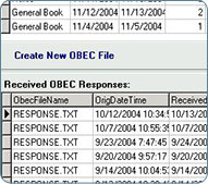 electronic data transfer OBEC
